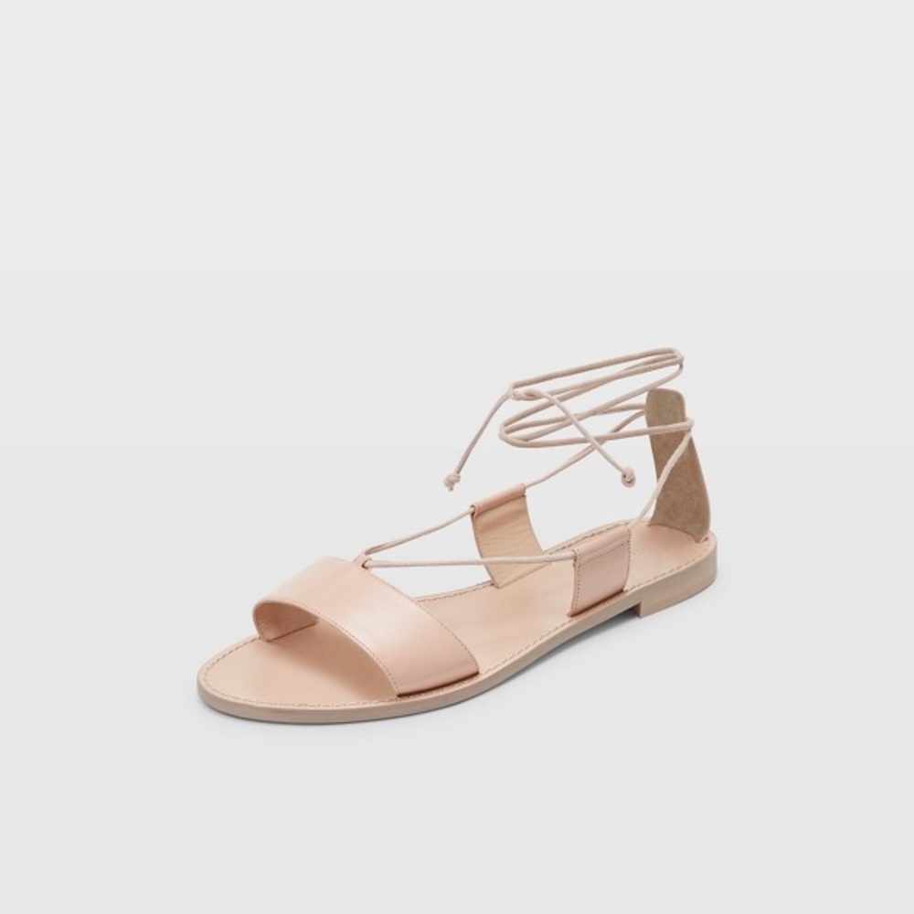 Club Monaco Pink Lace-Up Sandals